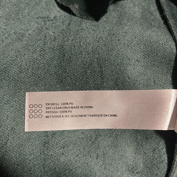 Holiday 🌲 Forest Hunter Green Faux Leather Dress - Picture 10 of 15